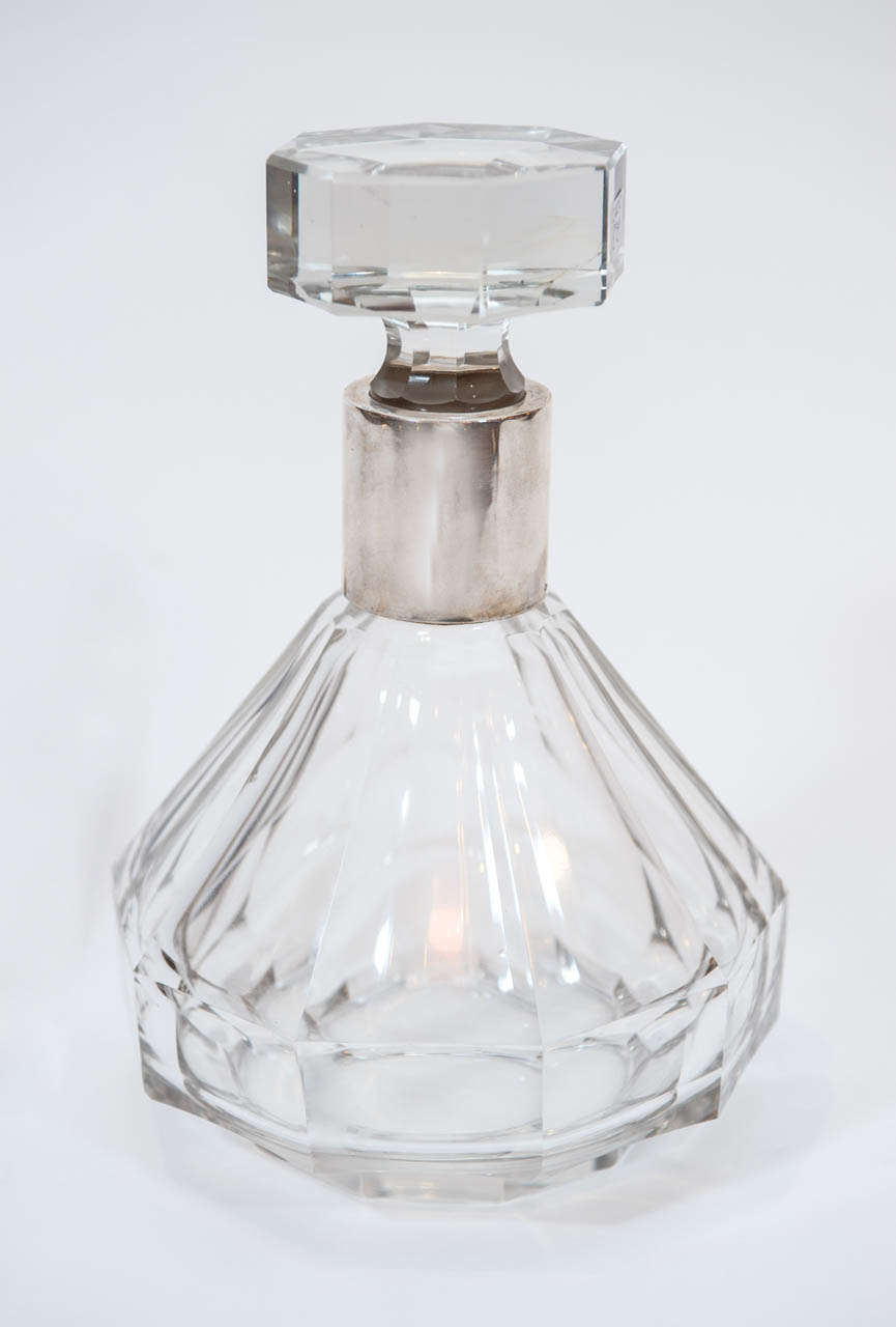 Cut Crystal Decanter Attributed to Baccarat