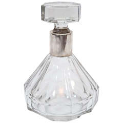Cut Crystal Decanter Attributed to Baccarat
