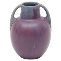 Two Handled Fulper Pottery Vase, C. 1910