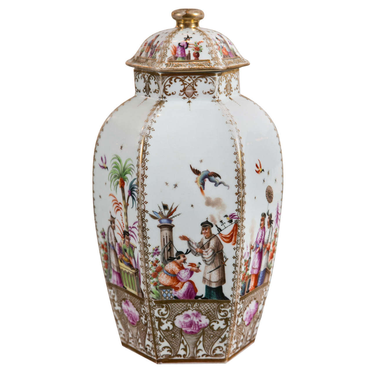 Samson Porcelain Covered Urn