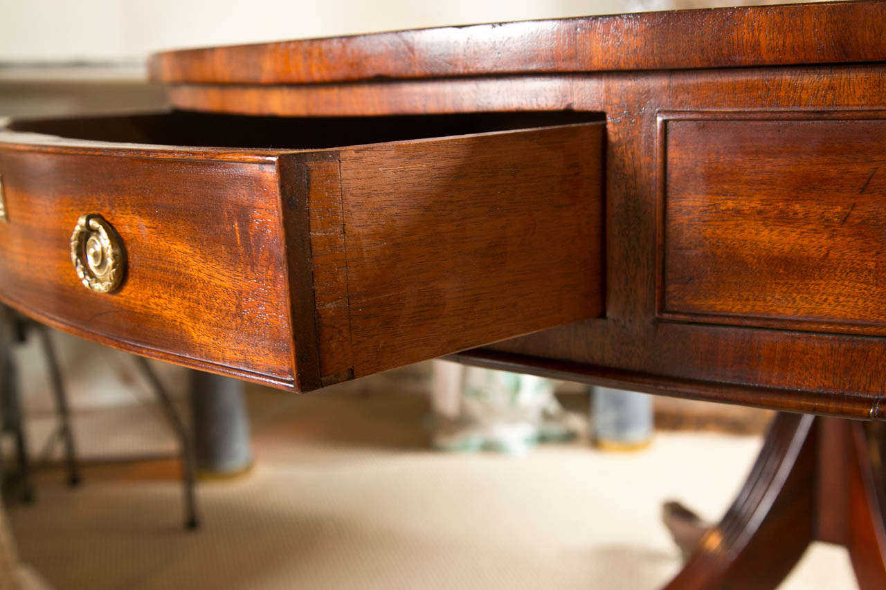 Rotating Mahogany Drum Table at 1stDibs drum table for sale, what is
