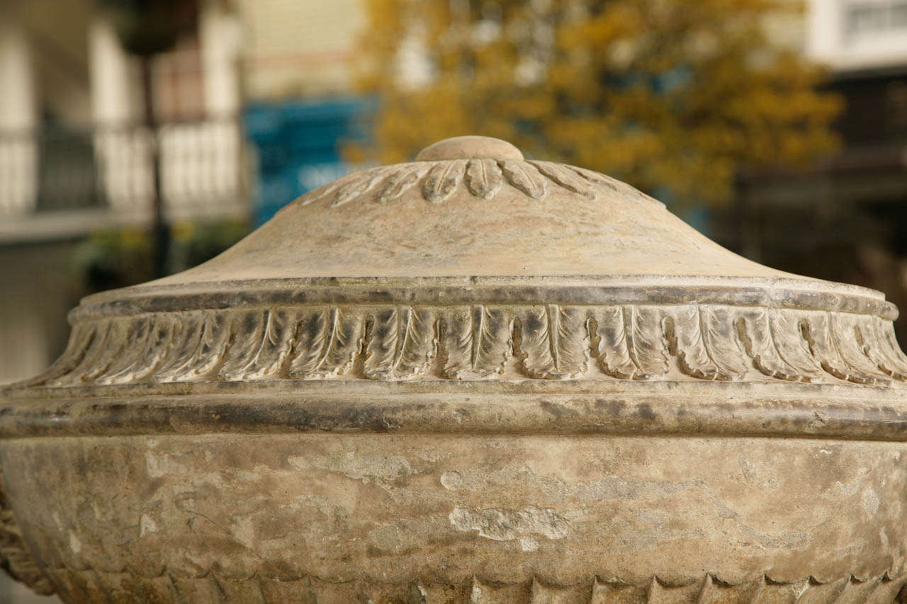 18th Century and Earlier 18th Century Coade Stone Urn