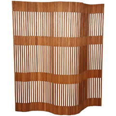 Flexible Oak Screen / Room Divider