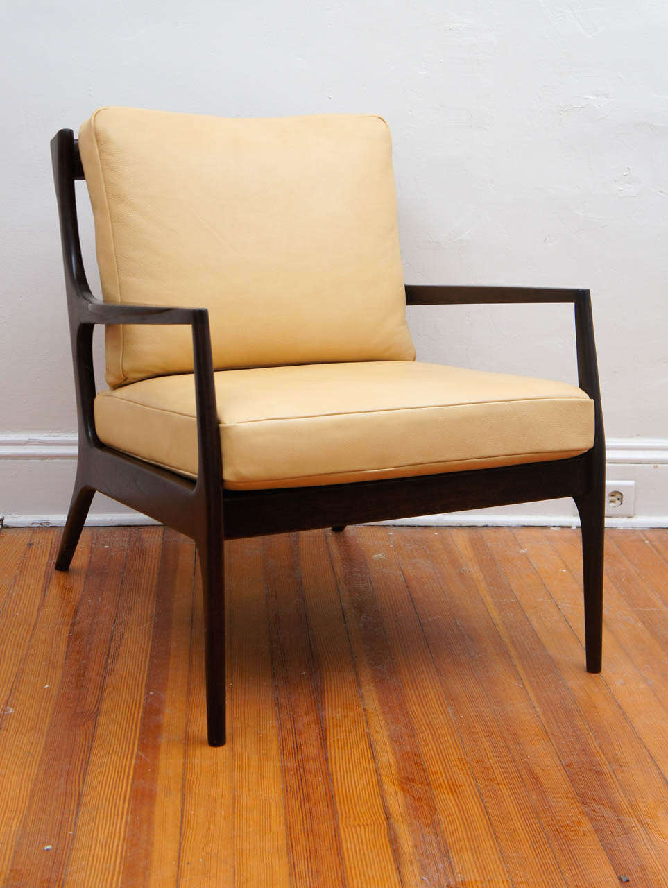 Mid-Century Modern a pair of Danish style Mid Century armchairs