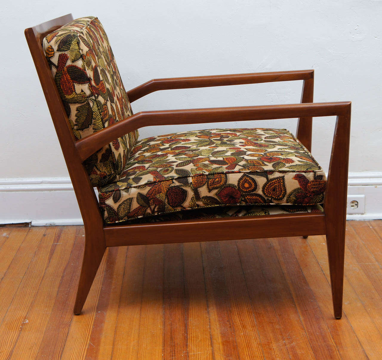 American Pair of Mid Century Armchairs after Gibbings or Wormley For Sale