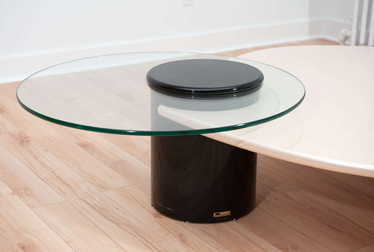 Modern Organic Form Coffee Table by Rougier