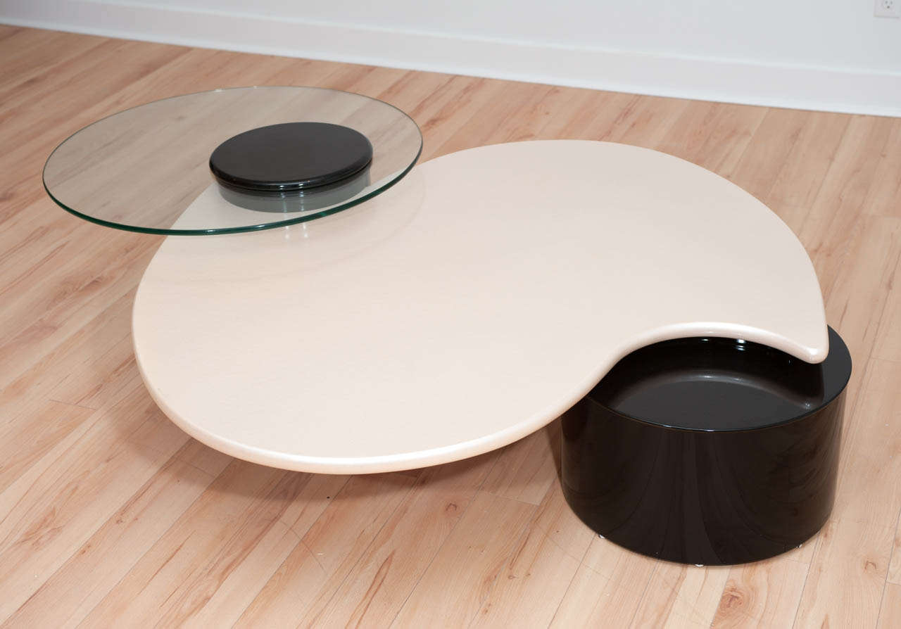 Canadian Organic Form Coffee Table by Rougier