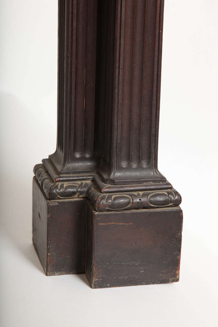 Pair of George II Revival Mahogany Granite-Topped Side Tables, Kentian In Good Condition In New York, NY