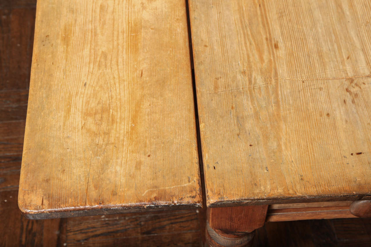 Stripped Pine Kitchen Preparation Table 2