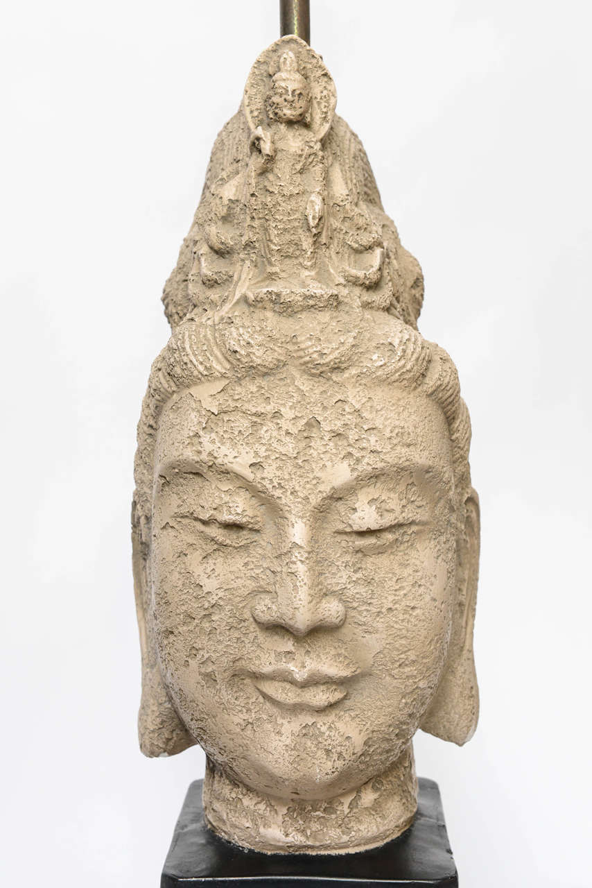 James Mont Buddha Table Lamp In Good Condition In Miami, FL