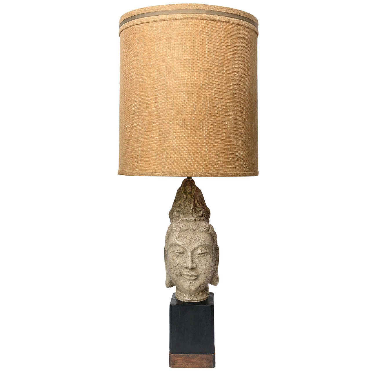 James Mont Buddha Table Lamp