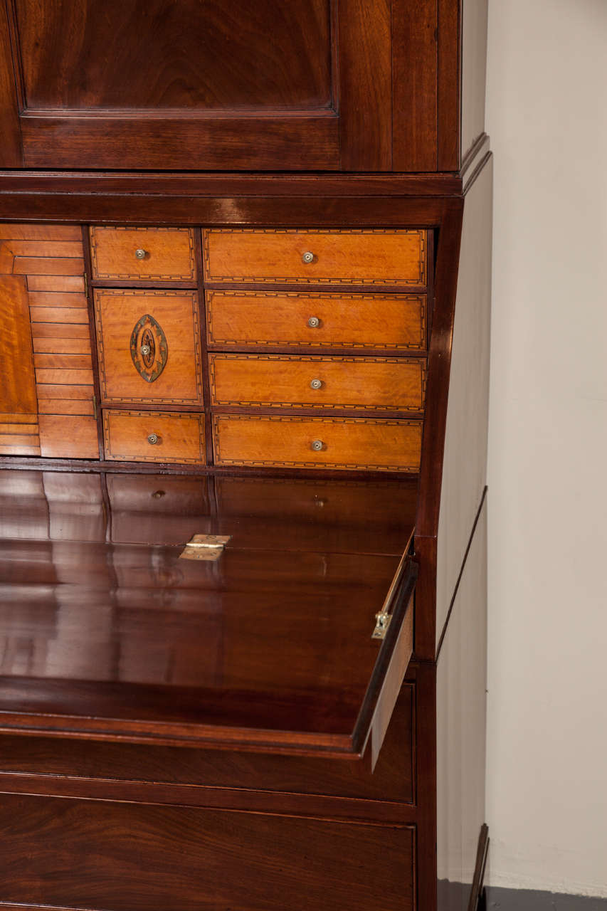 Intarsio Fine secretaire danese Luigi XVI in vendita