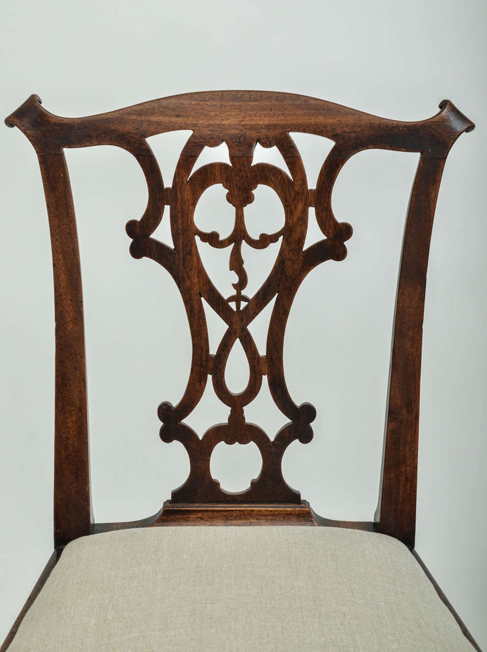 Pair of 18th Century George III Mahogany Side Chairs In Excellent Condition In East Hampton, NY