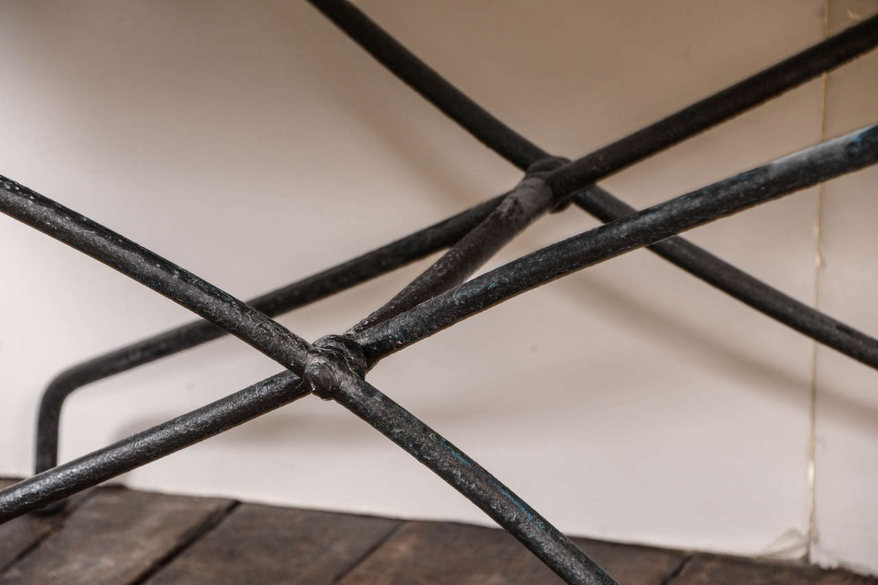 Early 20th Century Iron Folding Table For Sale