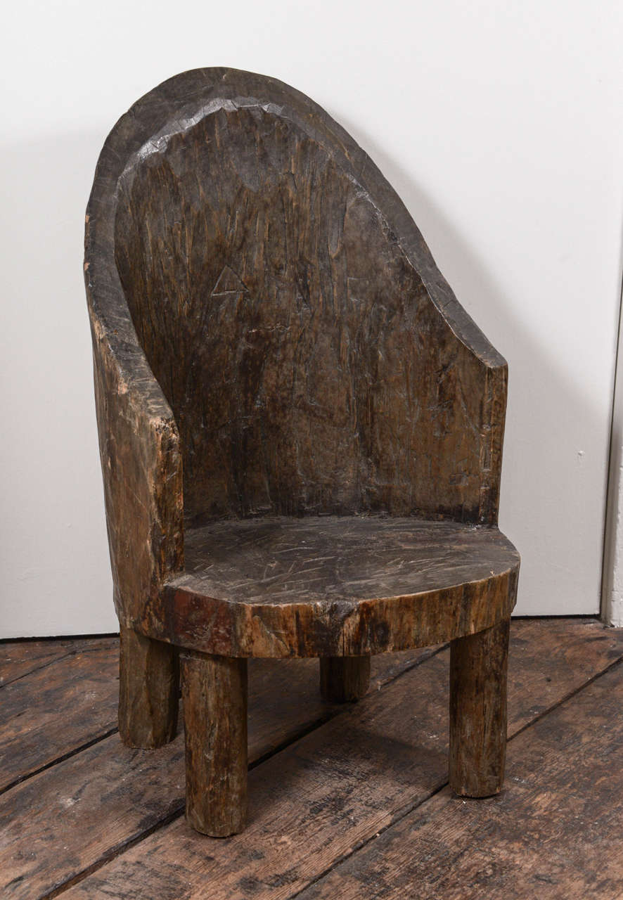Primitive Stool from Belgium