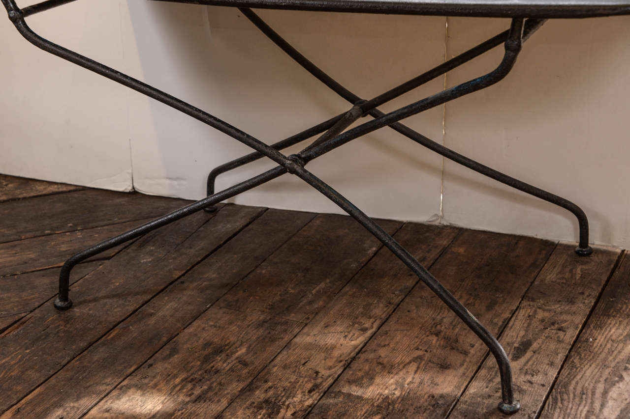 Iron Folding Table For Sale at 1stDibs