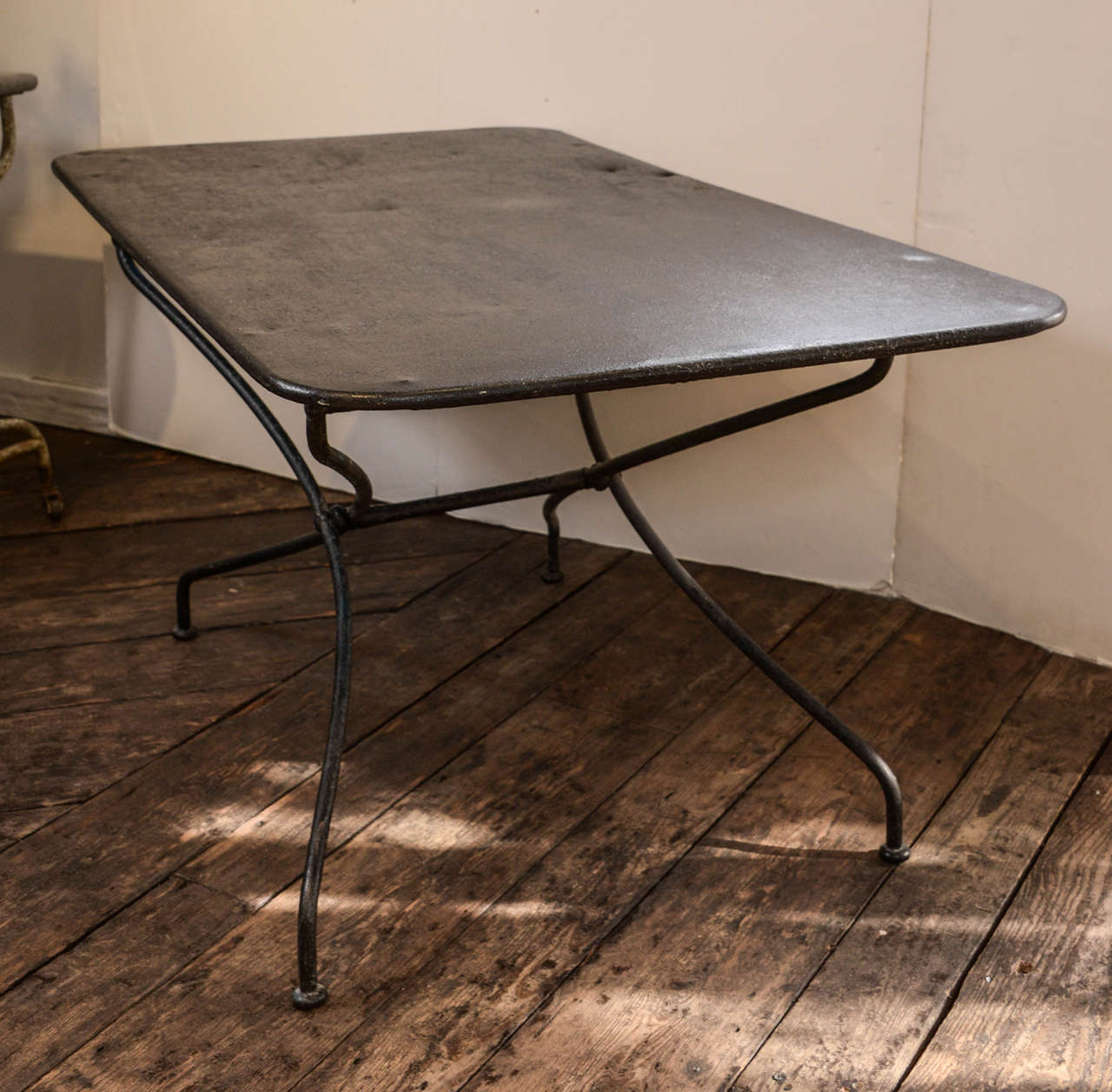 Iron Folding Table For Sale at 1stDibs