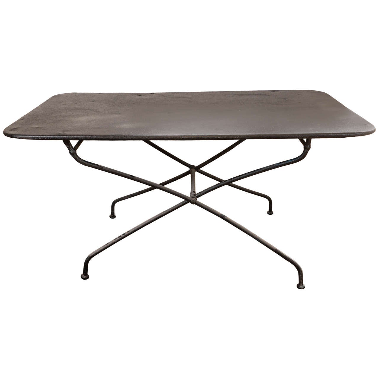 Iron Folding Table For Sale at 1stDibs