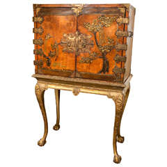 Chinoiserie George III Chest on Stand