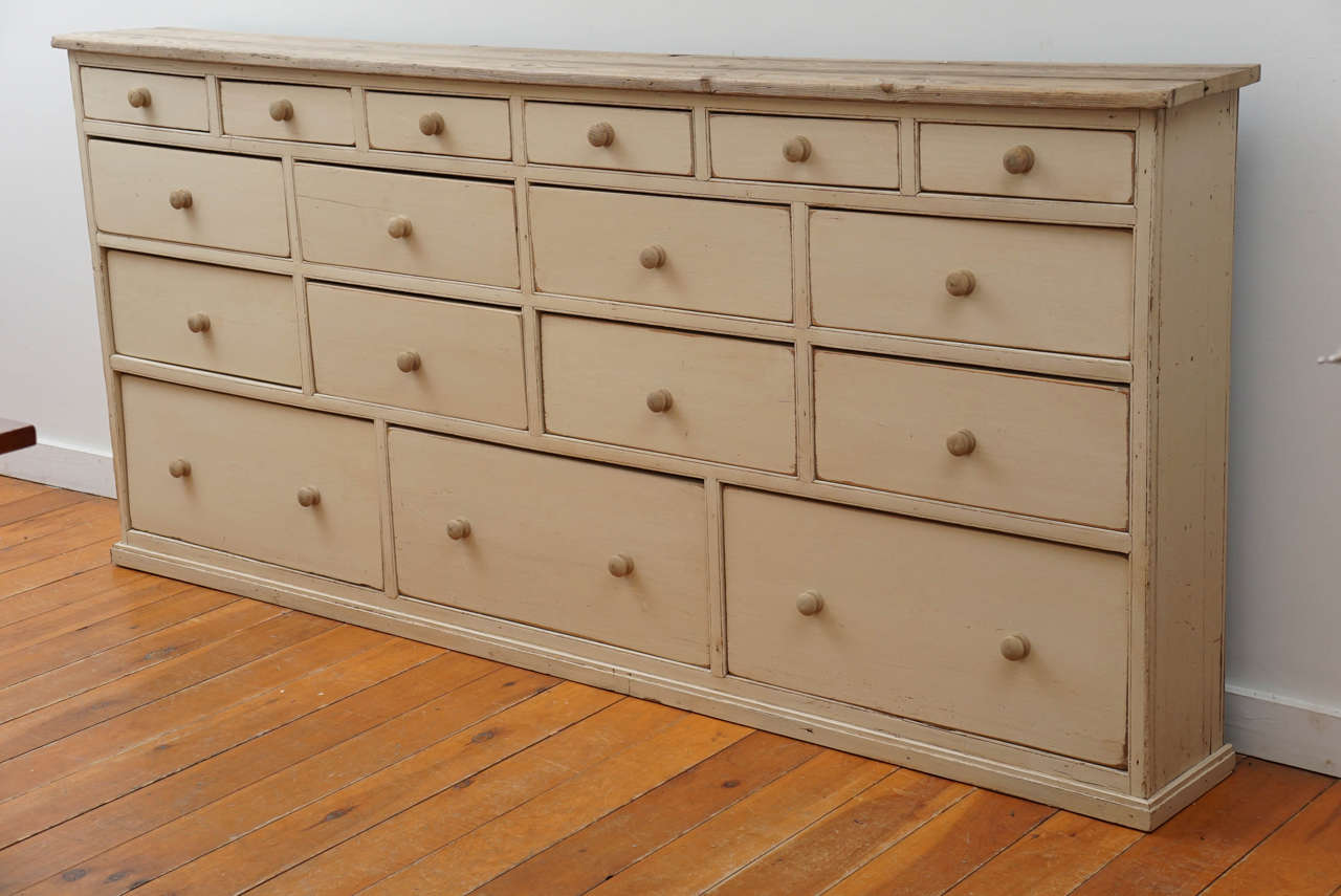 We love multi drawer pieces at painted porch and particularly when they are not deep. At 10