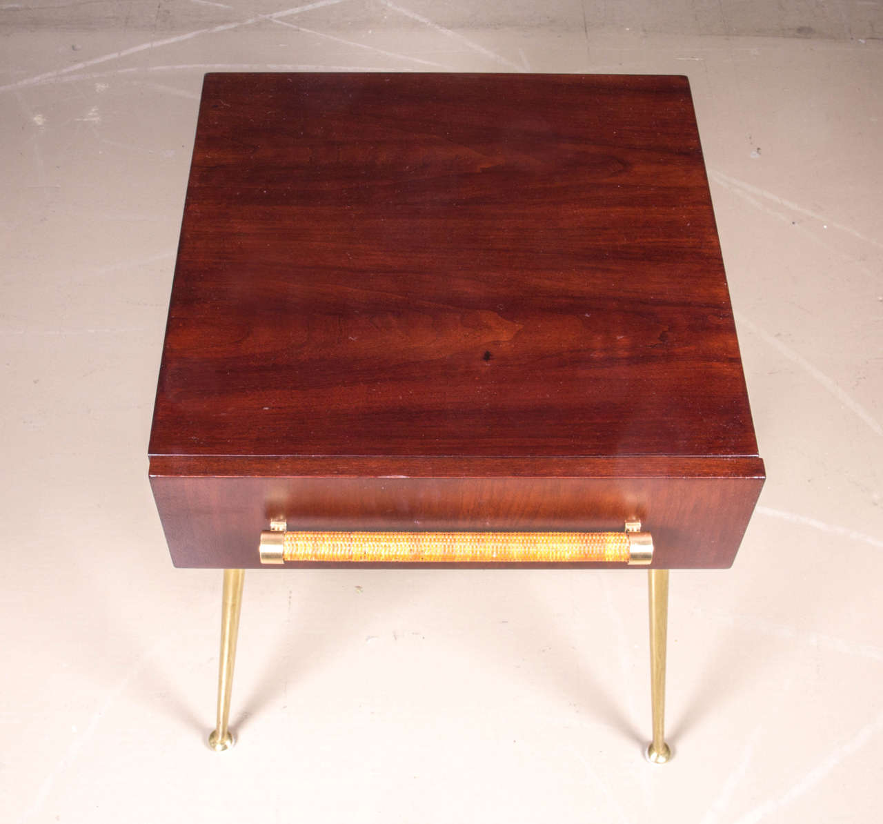 Single Mahogany Side Table by T.H. Robsjohn-Gibbings 2