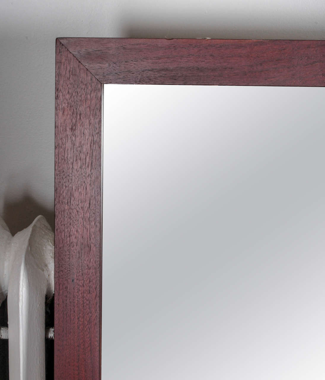 American Large Walnut Milo Baughman Mirror