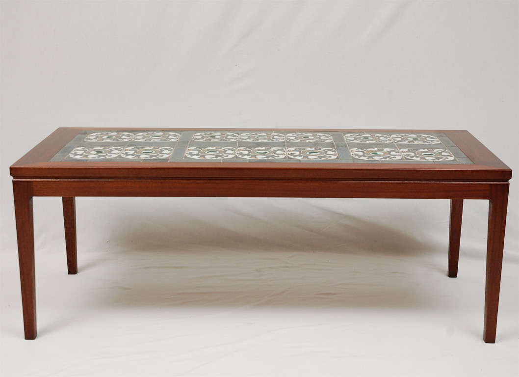 Danish Tile Top Coffee Table
