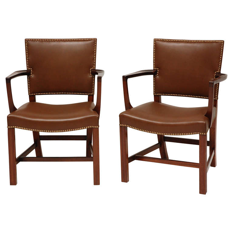 Pair of Kaare Klint Armchairs