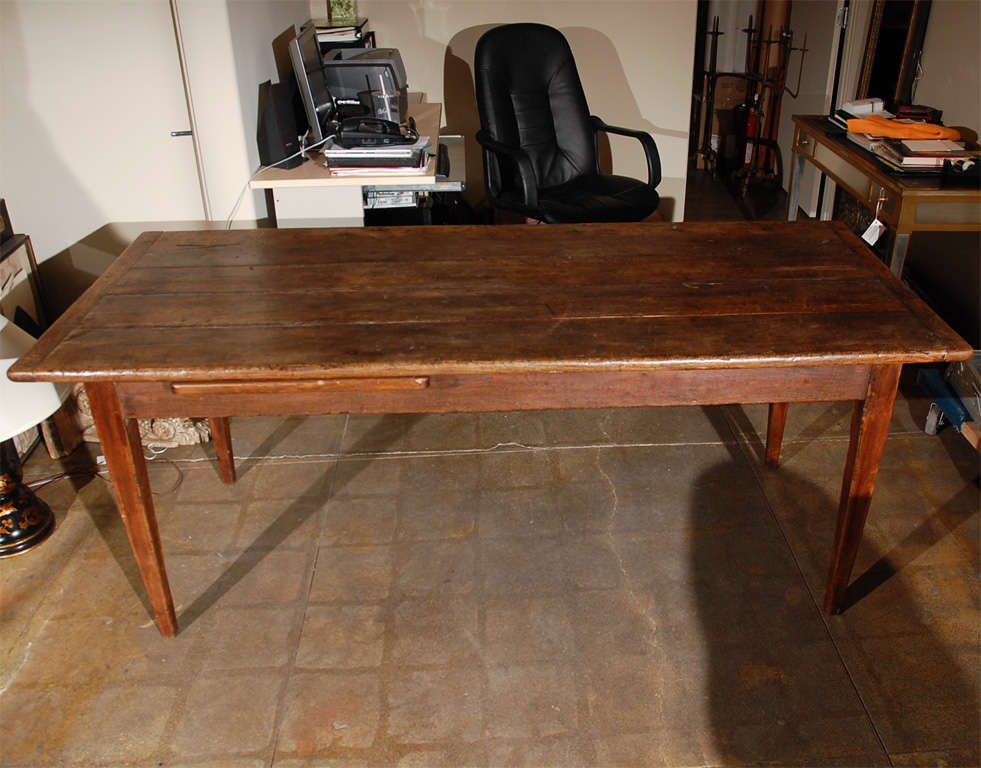 18th Century and Earlier Late 18th Century French Farm Table