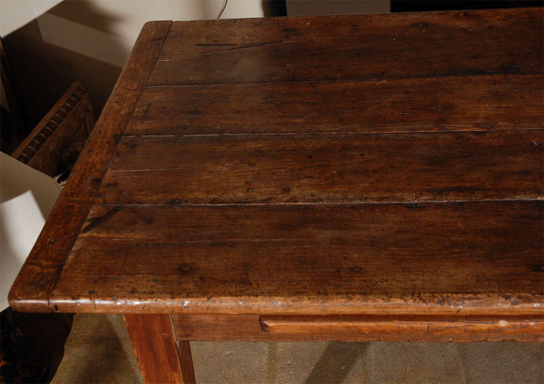 Wood Late 18th Century French Farm Table