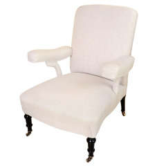 Antique Napoleon 111 Platform Armchair