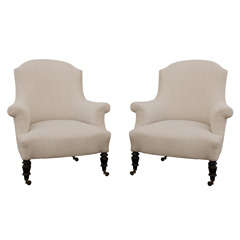 Napoleon 111 Upholstered Armchairs