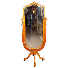 Antique 19th Century Cheval Mirror