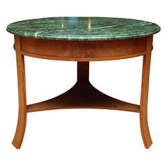 Marble-Topped Center Table Marble-Topped Center Table