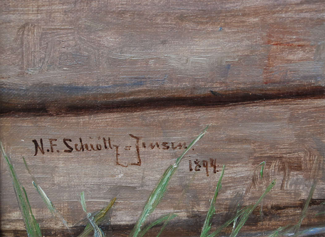 Danish Lady in Rowboat by Niels Schiottz-Jensen