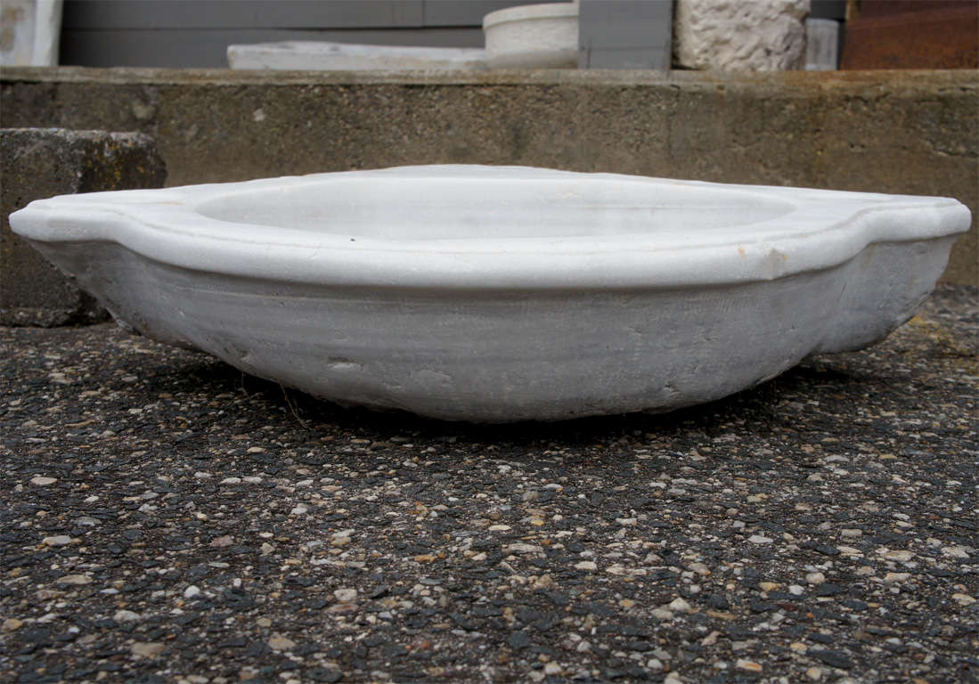 Marble Corner Sink at 1stDibs corner marble sink
