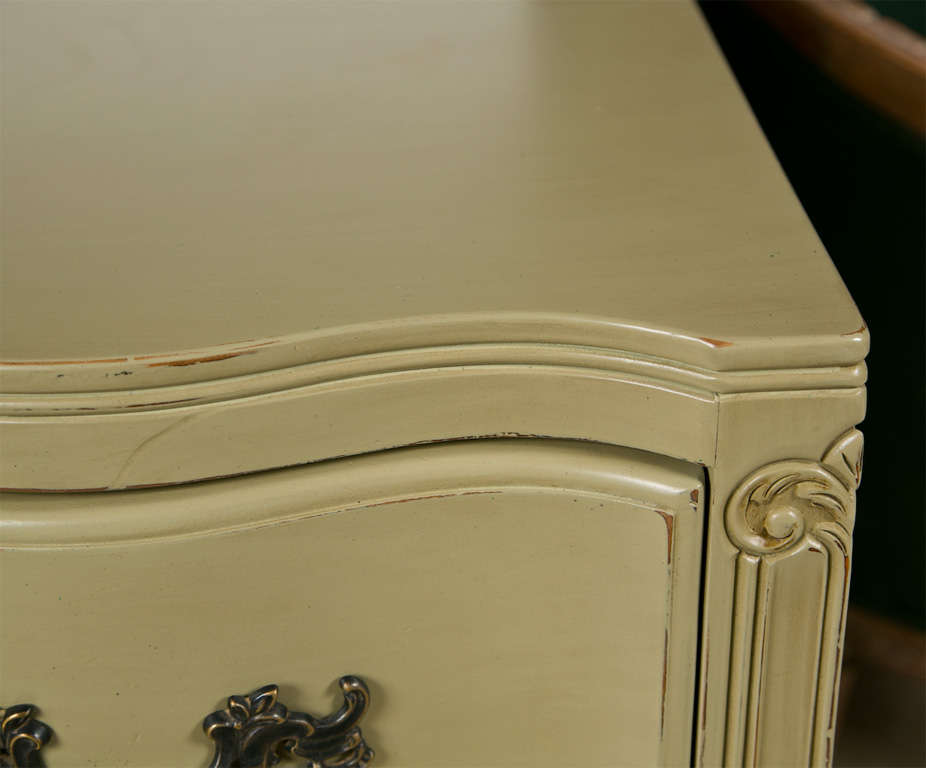 Pair of French Provincial Style Painted Chests