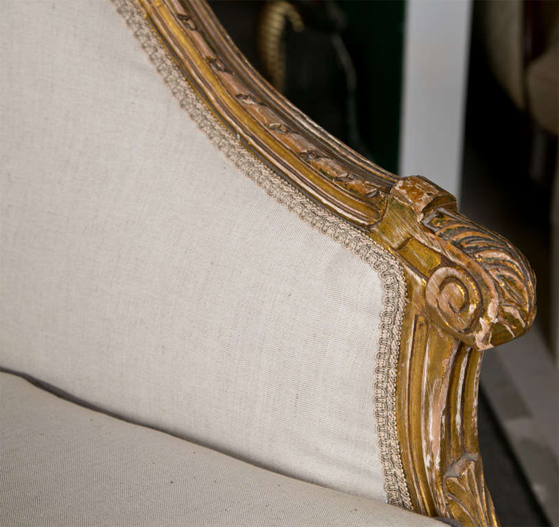 Pair of French Louis XIV Style Bergere Chairs