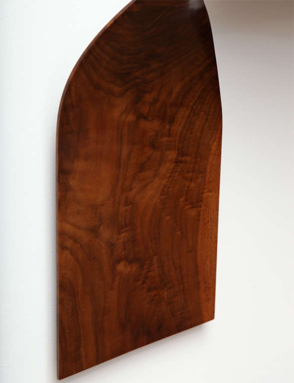 Carol Egan, Hand-Carved Walnut Console, USA, 2012 In Excellent Condition For Sale In New York, NY
