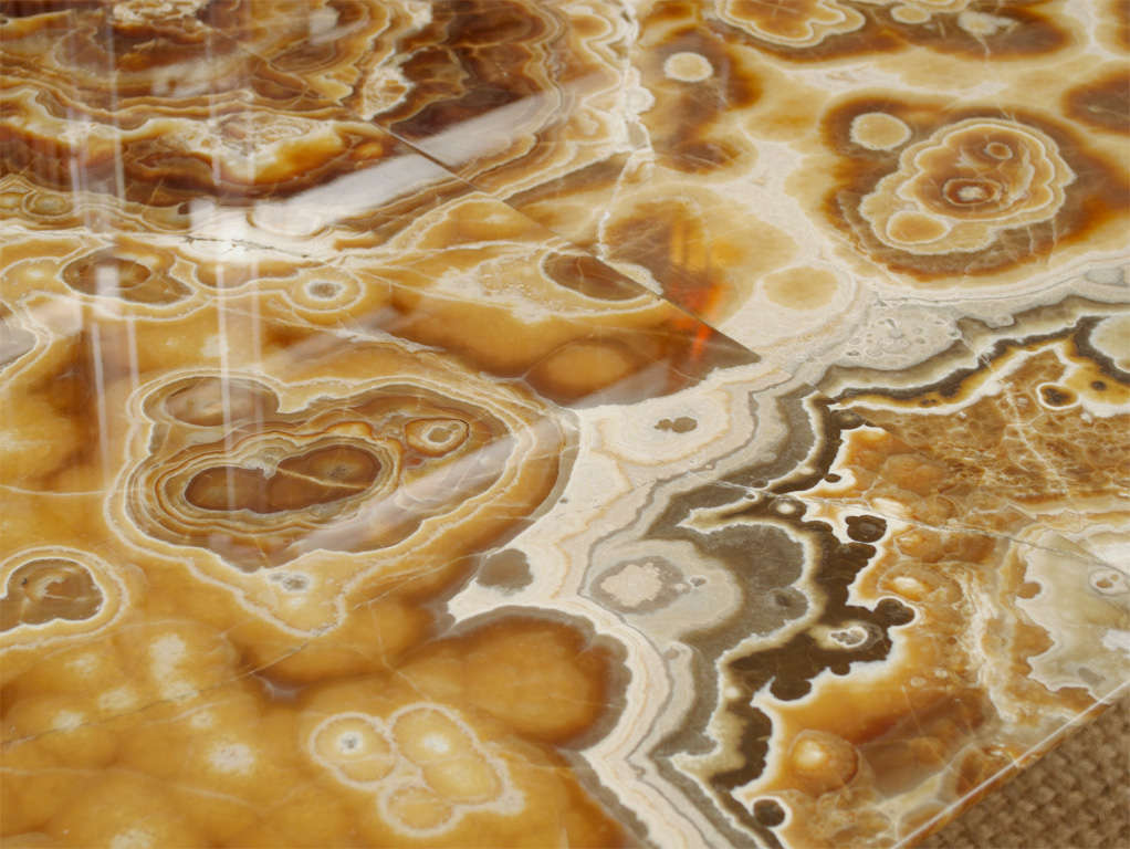 Italian Agate Top Dining Table 1