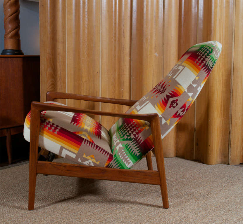 Mid-20th Century Danish Rocking Lounge Chair