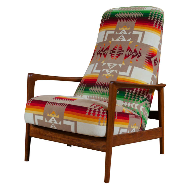 Danish Rocking Lounge Chair
