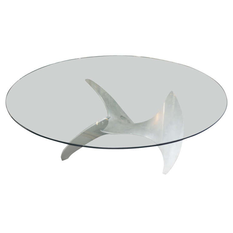 Propeller Coffee Table by Knut Hesterburg at 1stDibs