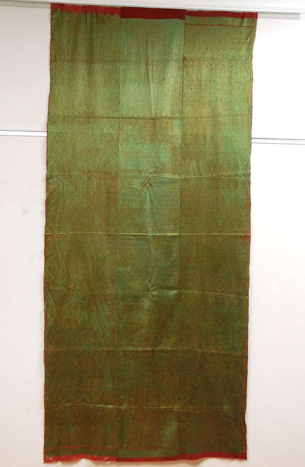 Indian Phulkari Silk Embroidered Panel