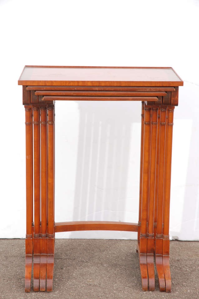 Early 20th C English Nesting Tables 1