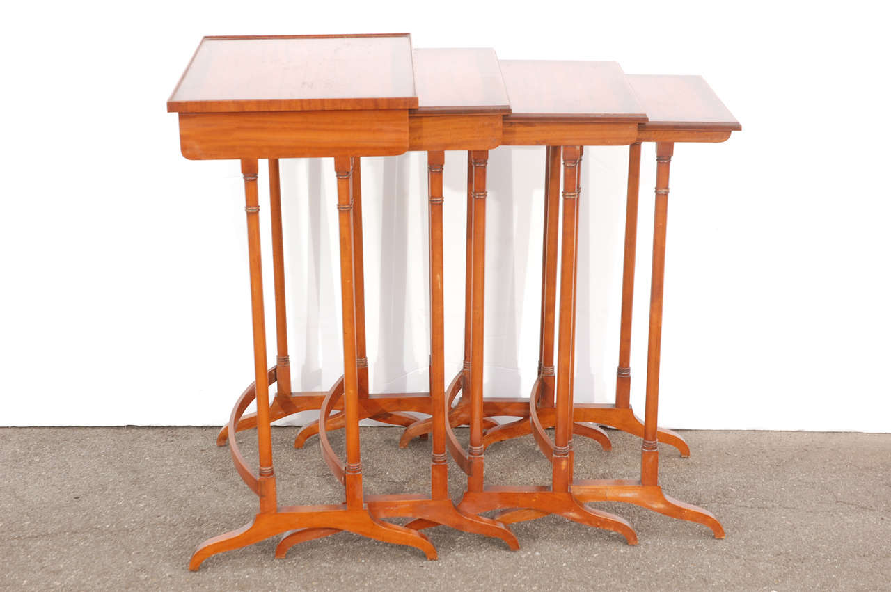 Early 20th C English Nesting Tables 3