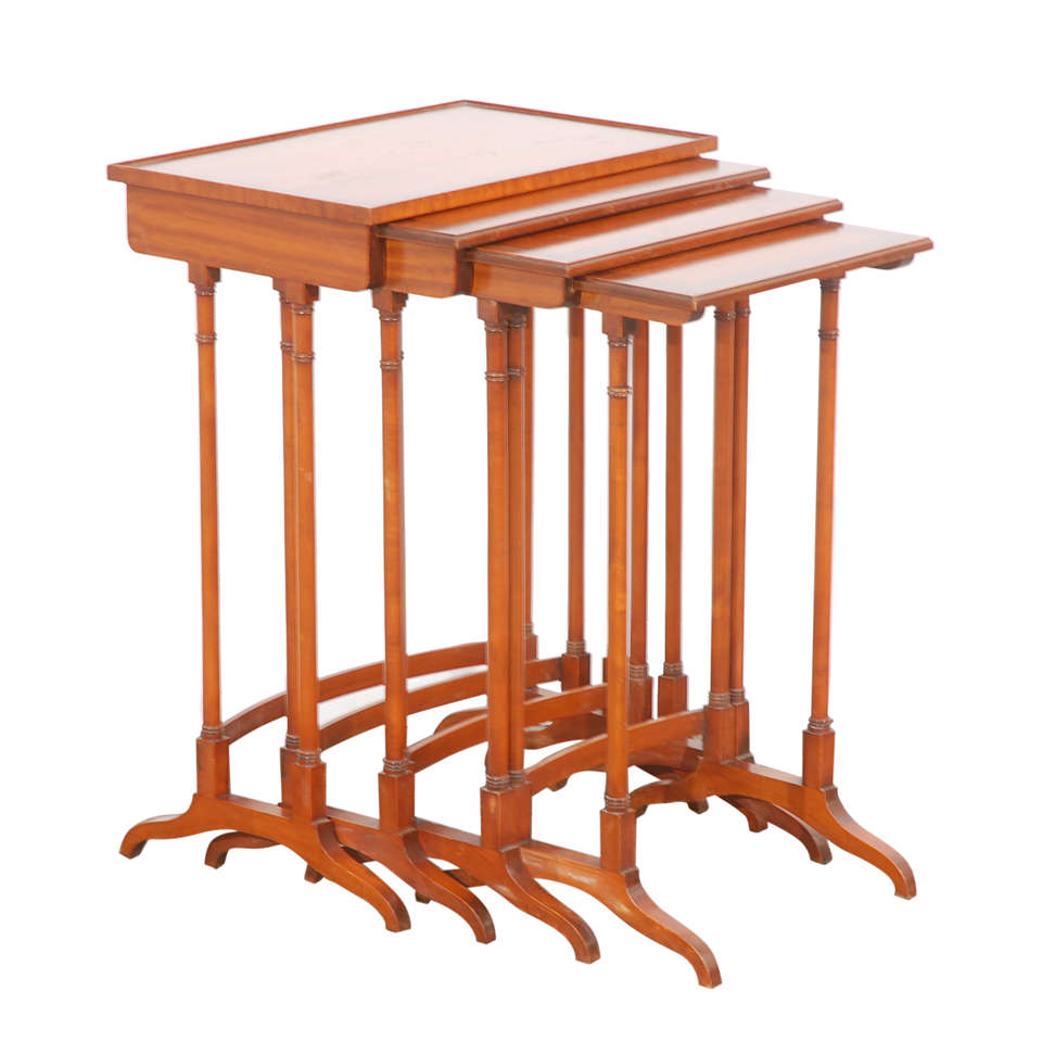 Early 20th C English Nesting Tables