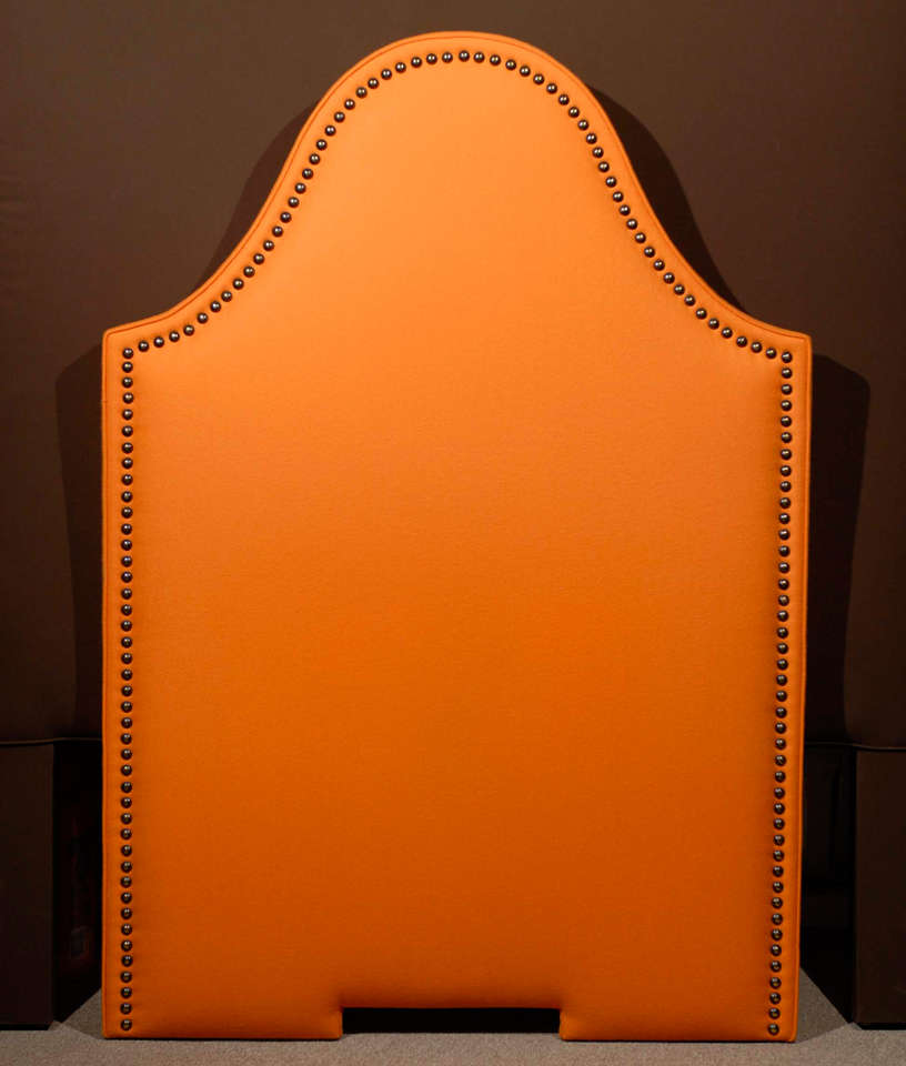 Pair of Twin Custom Nailhead Headboards