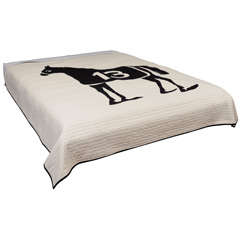Queen Size Dylan Egon Quilt with His Signature Motif 2