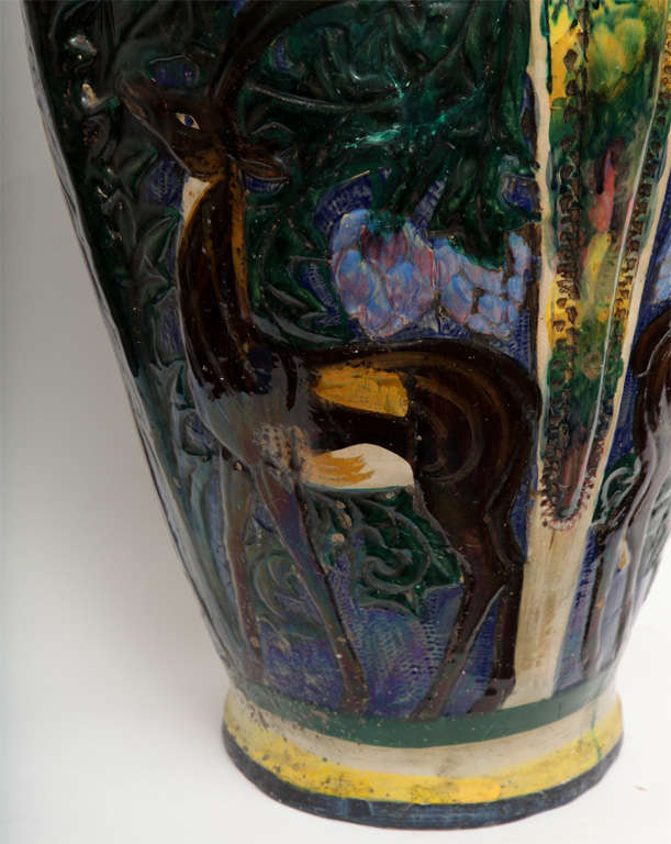 Monumental French 1920s Ceramic Vase 2